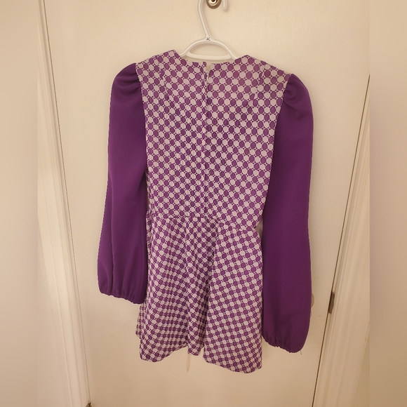 Nancy G. Vintage purple mini dress - Picture 2 of 3